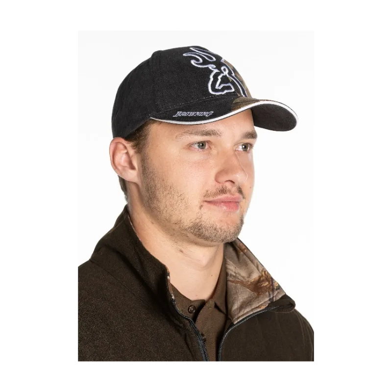 CAP BIG BUCKMARK BLACK EDGE