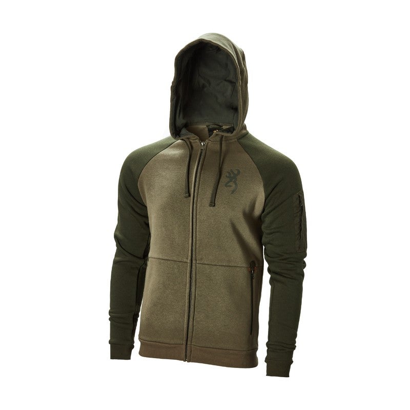 SWEATSHIRT ZIP SNAPSHOT TWO TONES