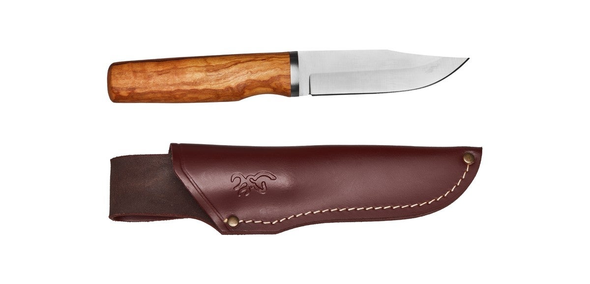 KNIFE NORDIC FIXED OLIVE WOOD 10.5CM